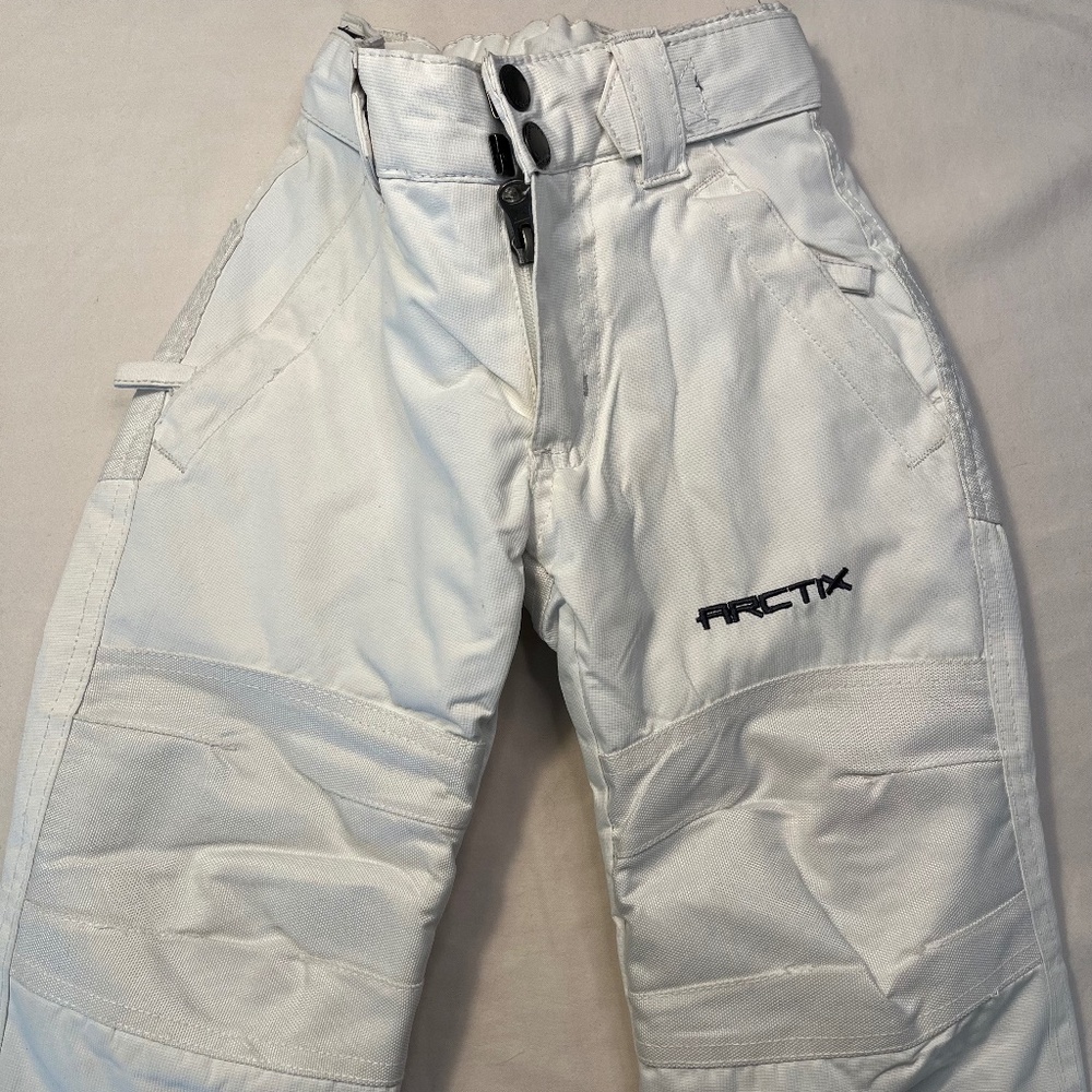 Arctix White Kids Snow/Ski Pants